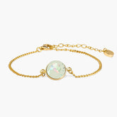 Bracelet LIA | Pistachio Crystal Gold