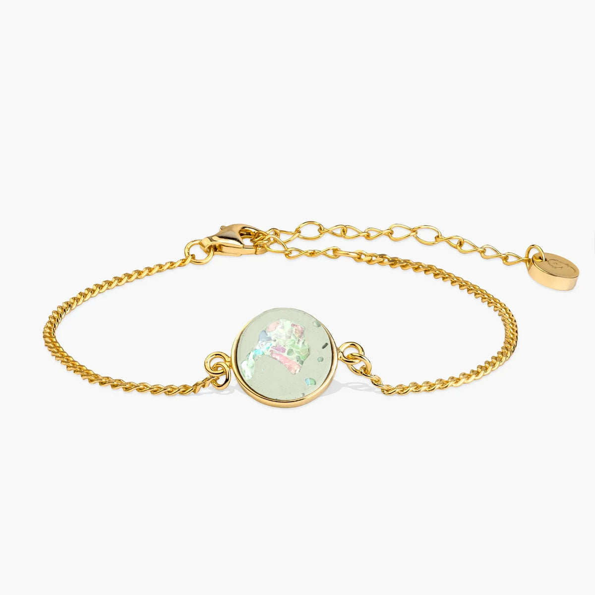 Bracelet LIA | Pistachio Crystal Gold
