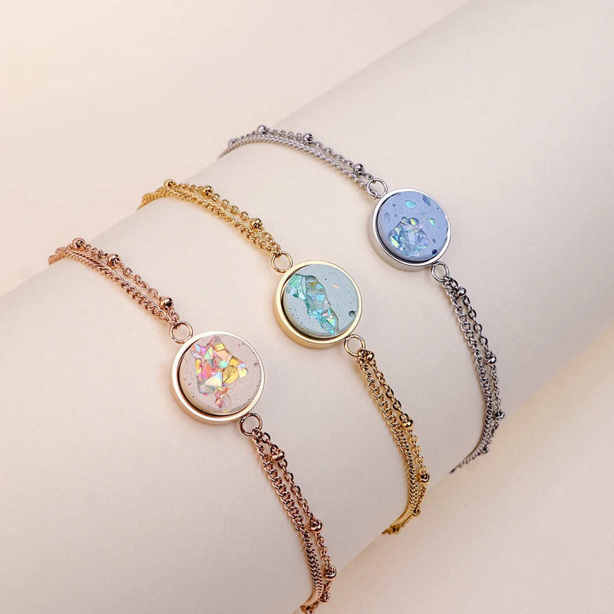 Armband LIA | Sand Crystal Rosé