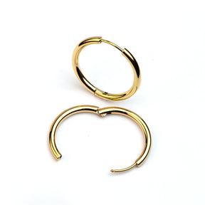 Mix & Match hoop earrings stainless steel 1" 