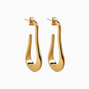 Earrings FLOW | gold 