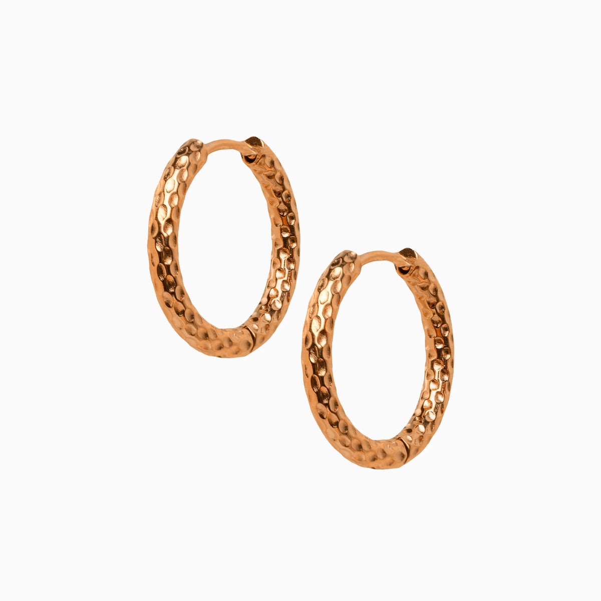 Creole earrings HOLLY | Rose gold