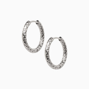 Creole earrings HOLLY | Silver 