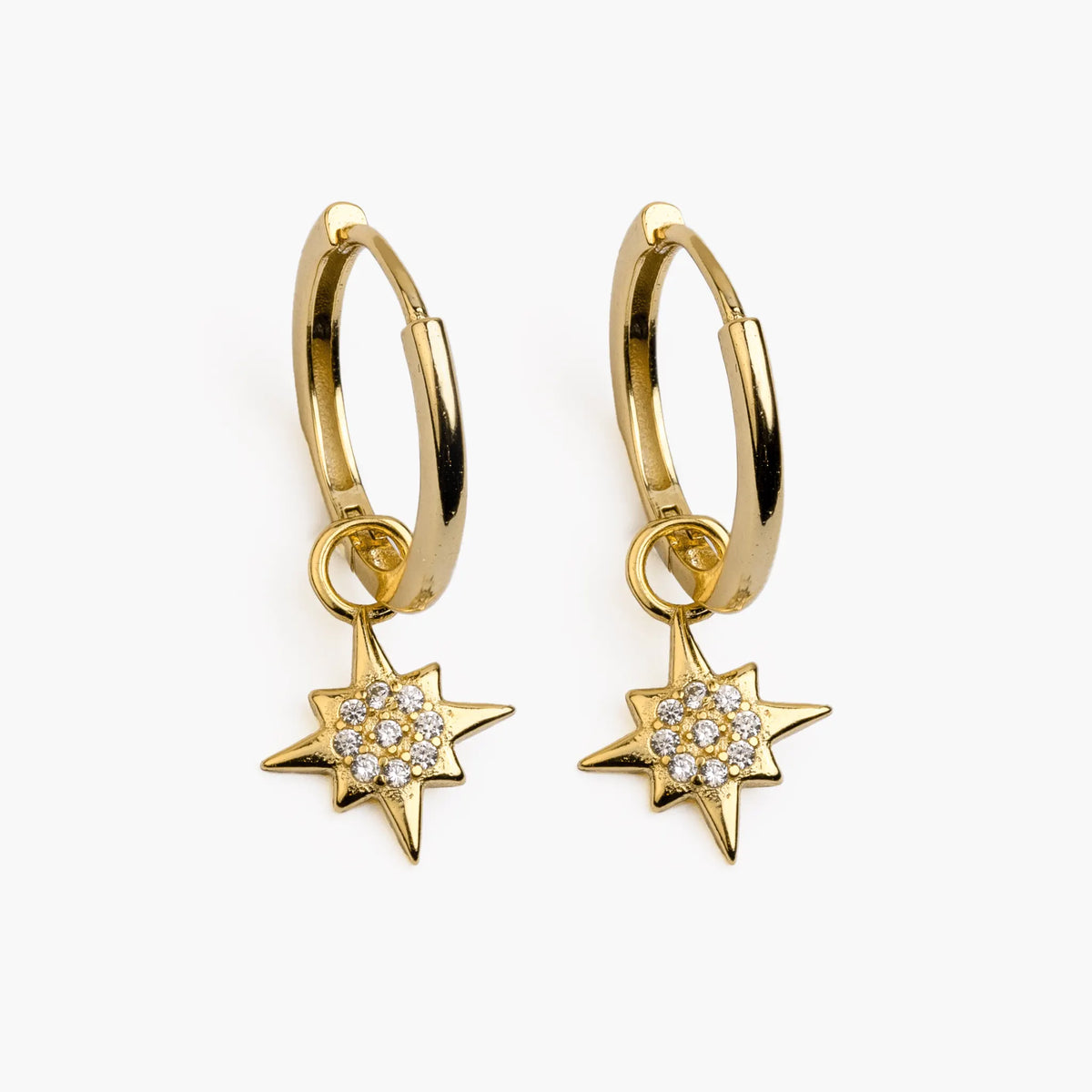 Hoop earrings MINA | gold