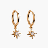 Hoop earrings SARI | Rose gold
