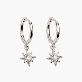 Hoop earrings SARI | Silver