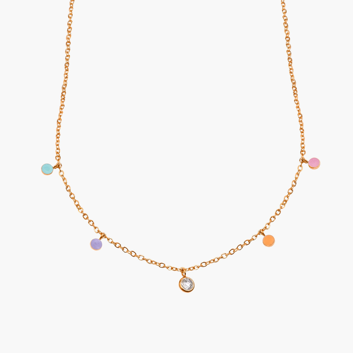 Necklace DROPS | Rose gold