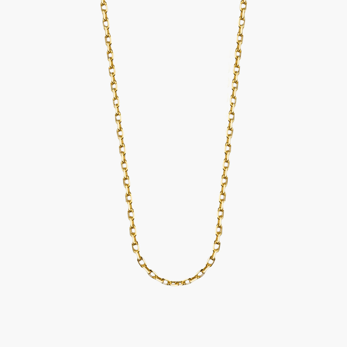 Necklace EDGY fine | 18" | Gold
