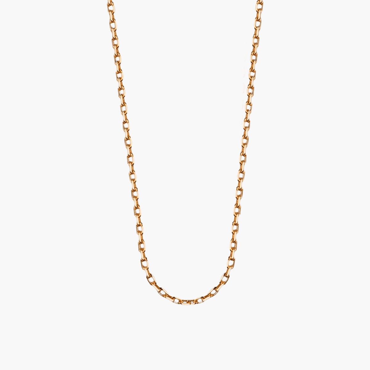 Necklace EDGY fine | 18" | Rose Gold