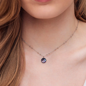 Necklace ELLA | Black Crystal