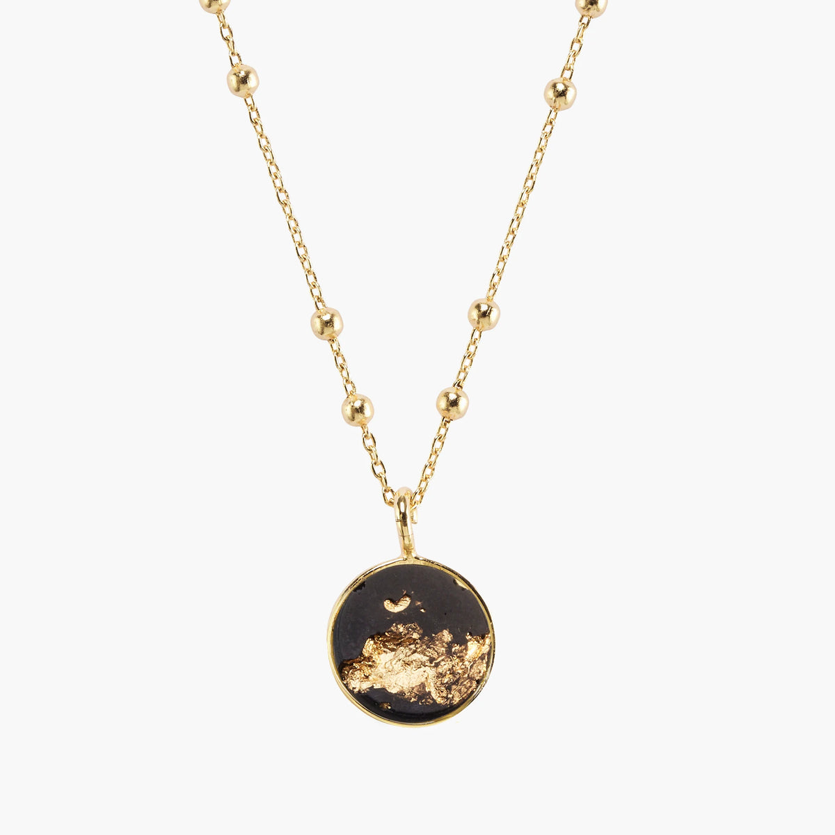 Necklace ELLA | 20" | Black Gold