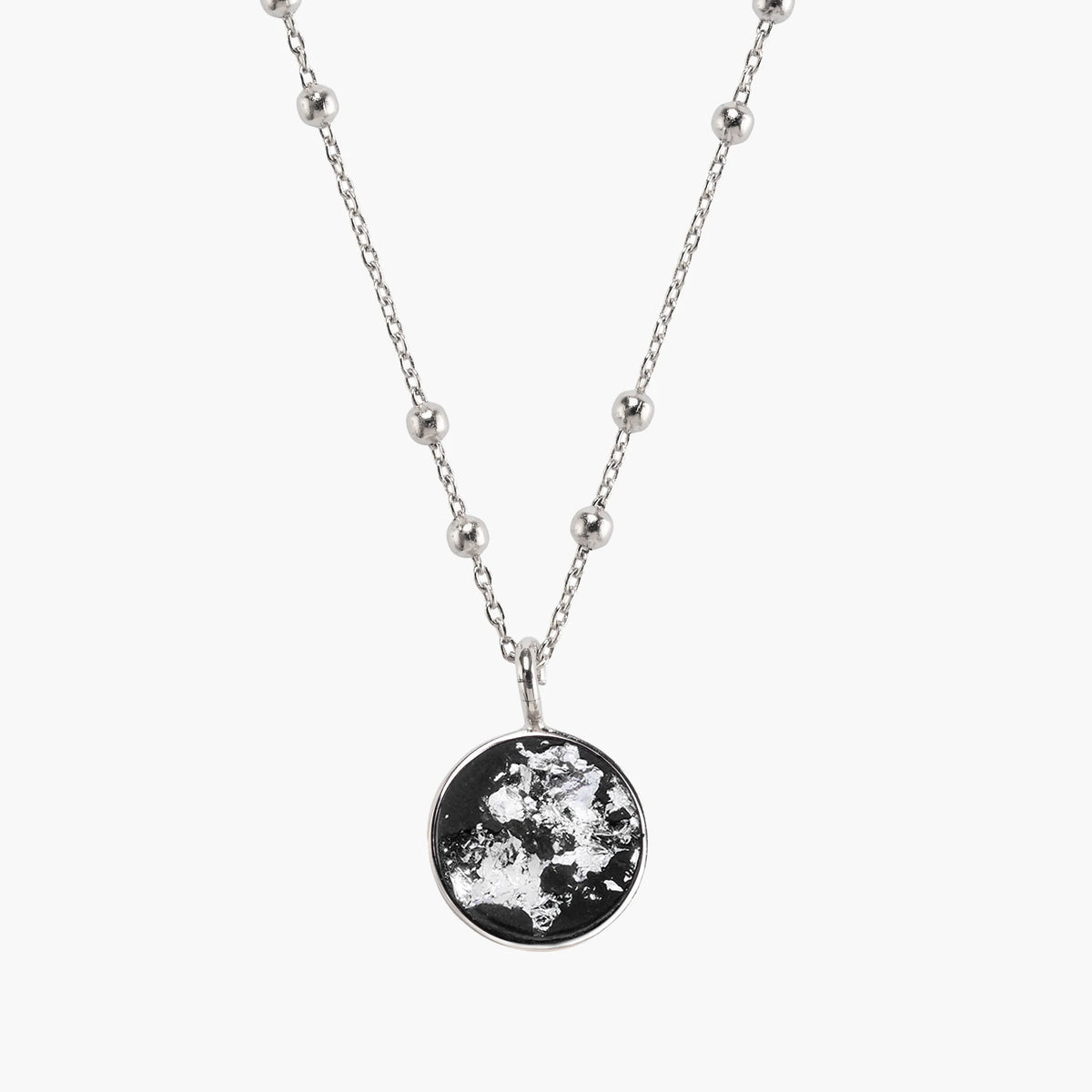 Necklace ELLA | 20" | Black Silver