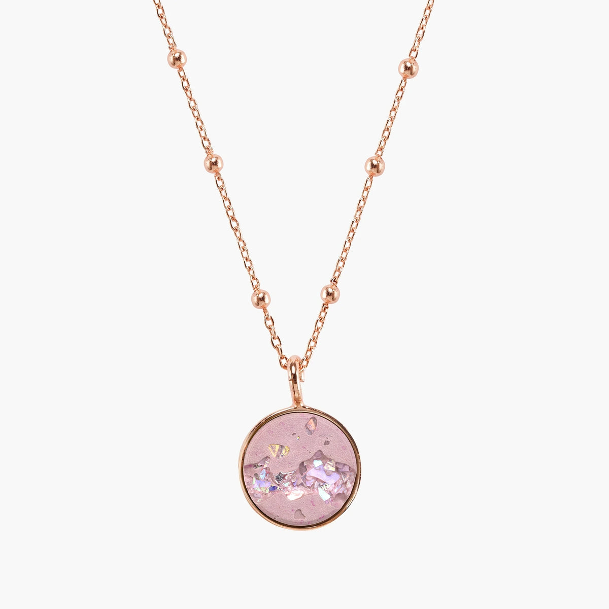 Halskette ELLA | Rosa Crystal