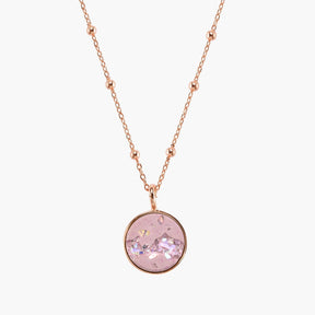 Halskette ELLA | Rosa Crystal