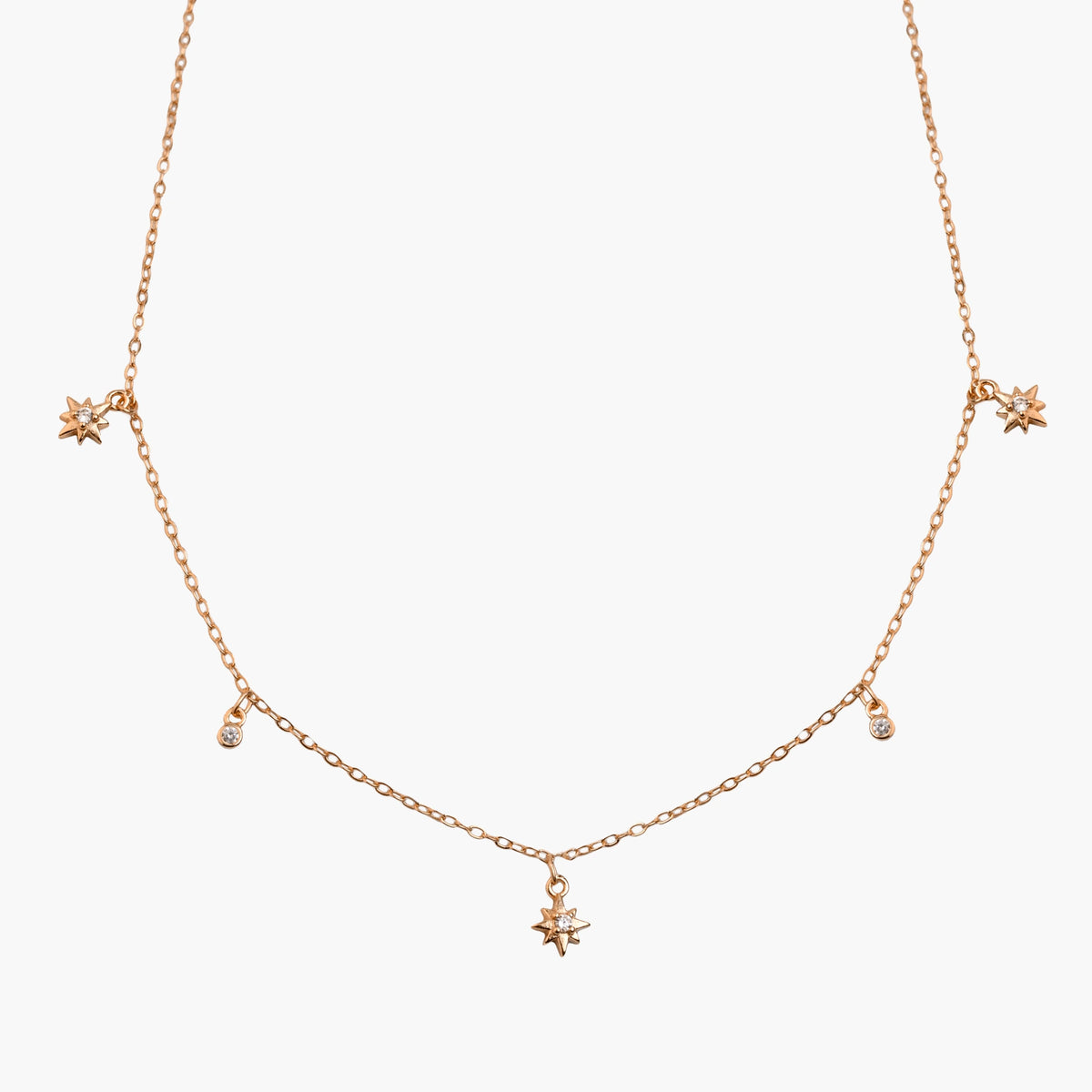 Necklace SARI | Rose gold