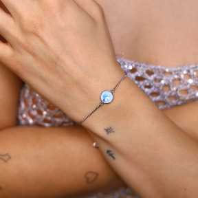 Armband LIA | Blue Crystal Silver