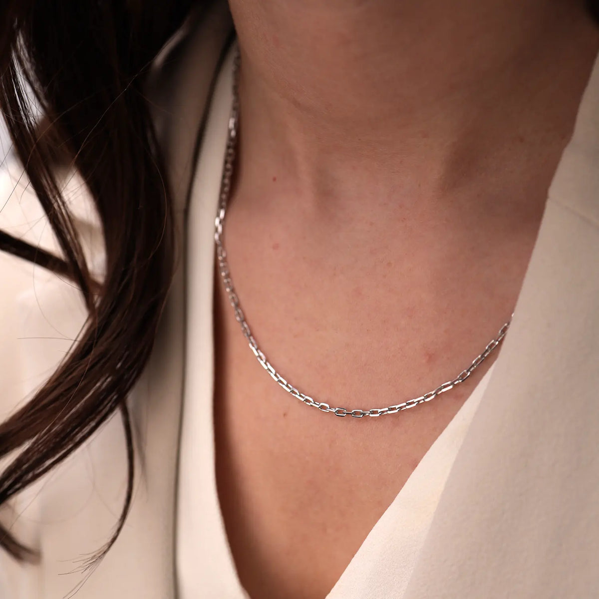 Necklace EDGY strong | Silver