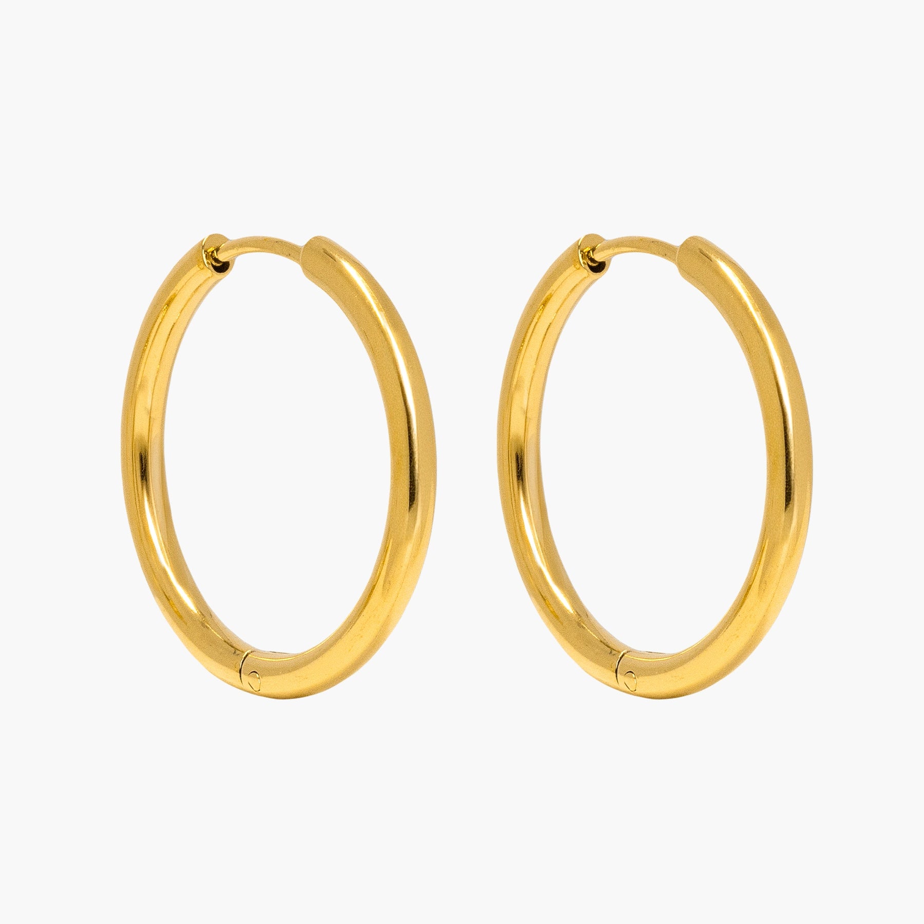 Mix & Match hoop earrings stainless steel 1" 