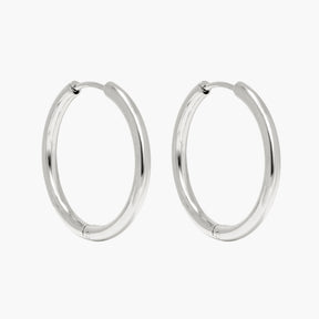 Mix & Match hoop earrings stainless steel 1" 