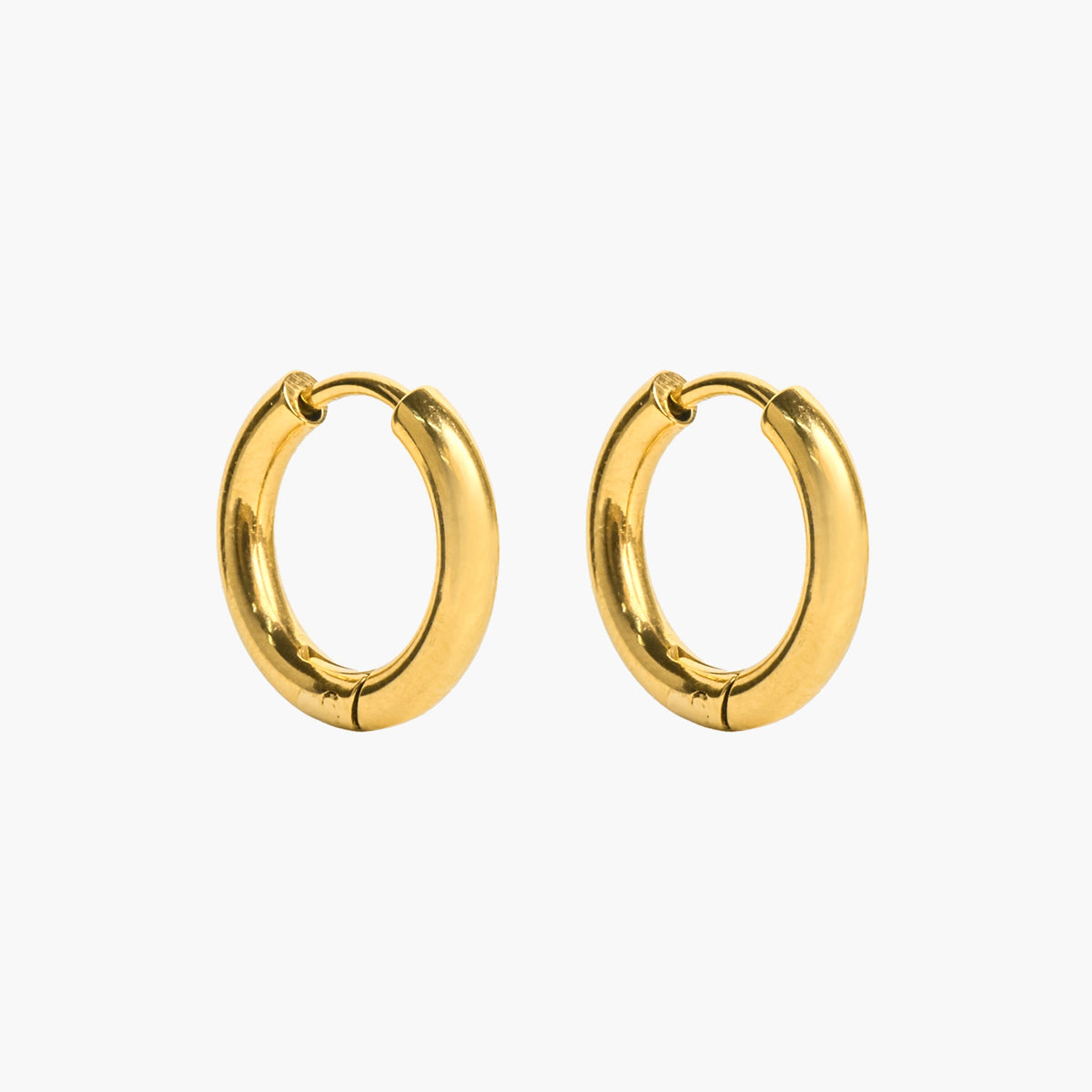 Mix &amp; Match hoop earrings stainless steel 25mm | gold