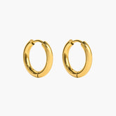 Mix &amp; Match hoop earrings stainless steel 25mm | gold