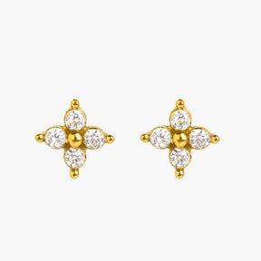 Stud earrings BLOSSOM | gold