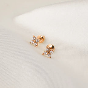 Stud earrings BLOSSOM | gold