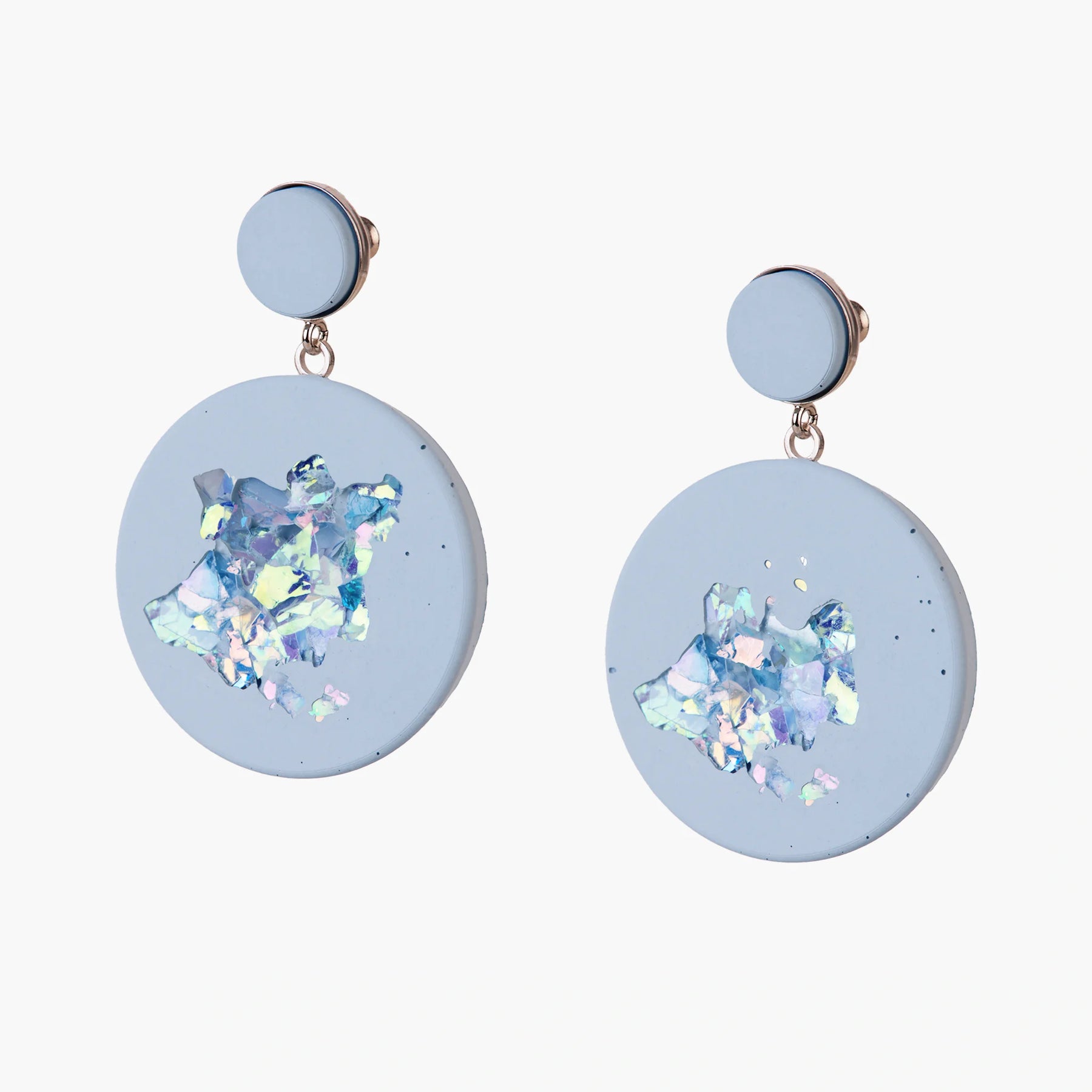 Ohrringe JANE | Blue Crystal Silver