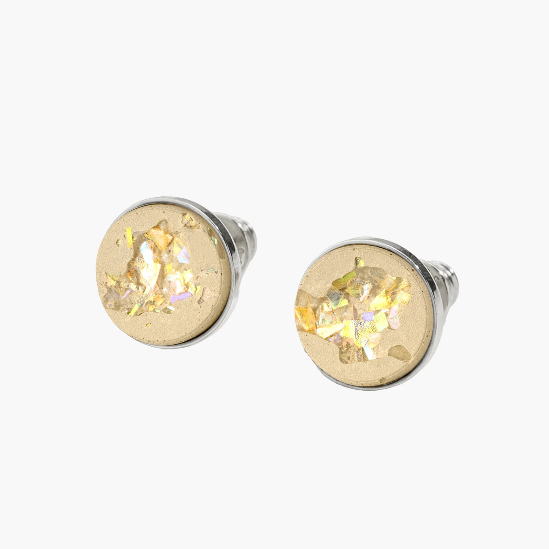 Stud Earrings TARA | Yellow Crystal