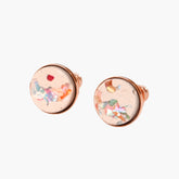 Earrings TARA | Sand Crystal Rose